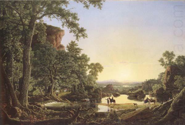 Hooker and Company Journeying through the Wilderness in 1636 from Plymouth to Harford, Frederic E.Church